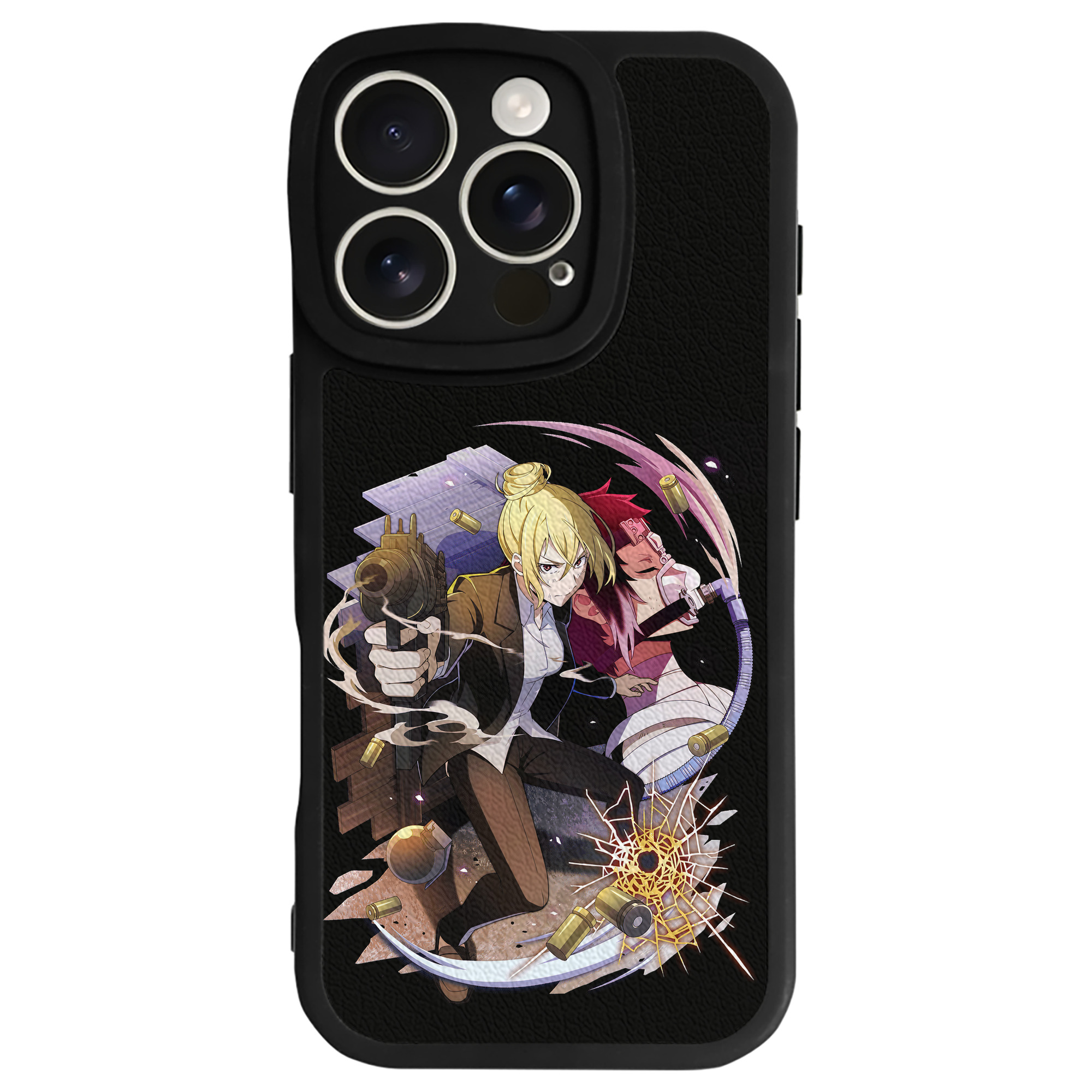 （画像用） 文豪ストレイドッグス Bungo Stray Dogs 【iPhone 16シリーズ対応】シリコンスマホケース（レザー調） 材質：シリコン